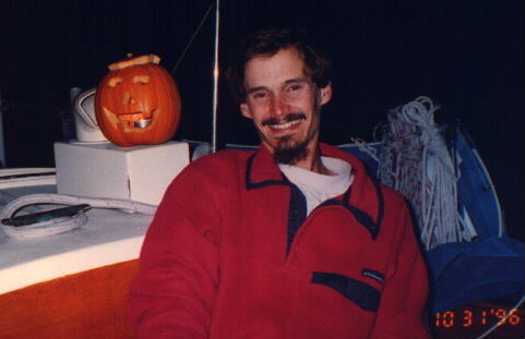 Marc with Jack'o'Lantern