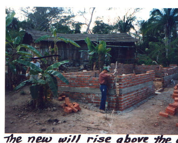 new & old houses